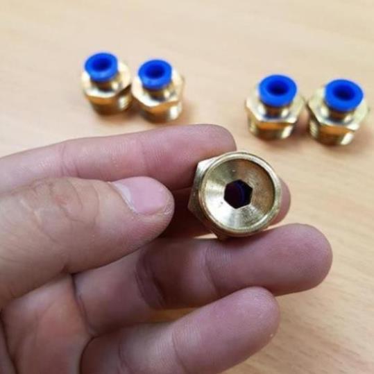 Nối ren ngoài 17 ra ống 8mm dùng cho bơm phun sương