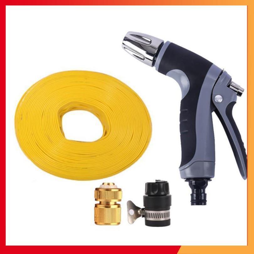 Bộ dây và vòi xịt tăng áp rửa xe tưới cây 20M  206817