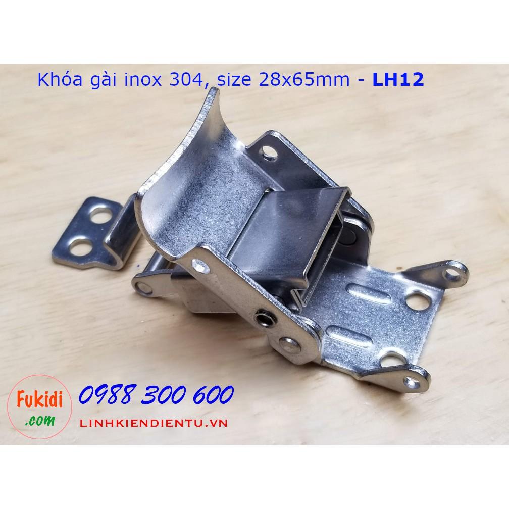 Móc khóa gài hộp dụng cụ LH12, chất liệu inox 304