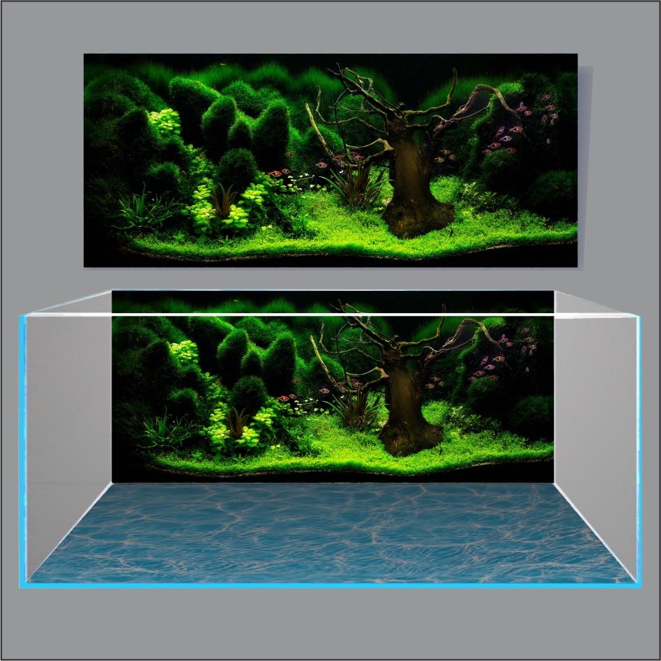 TRANH THỦY SINH DÁN HỒ CÁ 3D NEW DESIGN