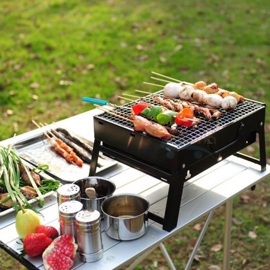 Bếp Nướng Than Hoa Không Khói Nướng BBQ Ngoài Trời - Lò Nướng Than Không Khói Trong Nhà Dã Ngoại Du Lịch