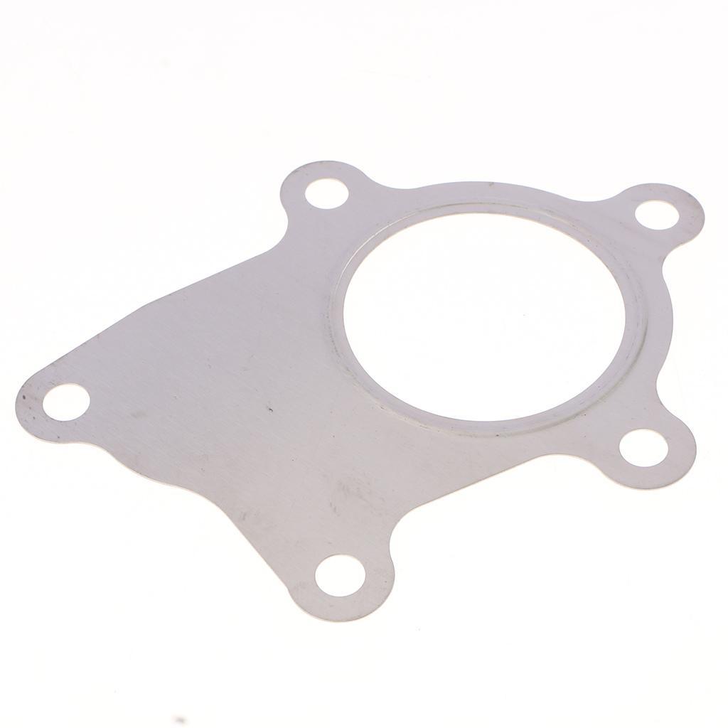 2-6pack Turbo Down Pipe Flange Adapter Weldable Mild Steel for T3/T4 Universal