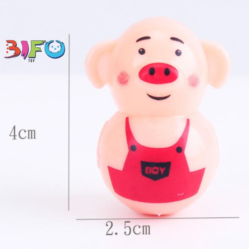 Đồ chơi lật đật mini heo Piggy tumbler đáng yêu vừa chơi vừa trang trí