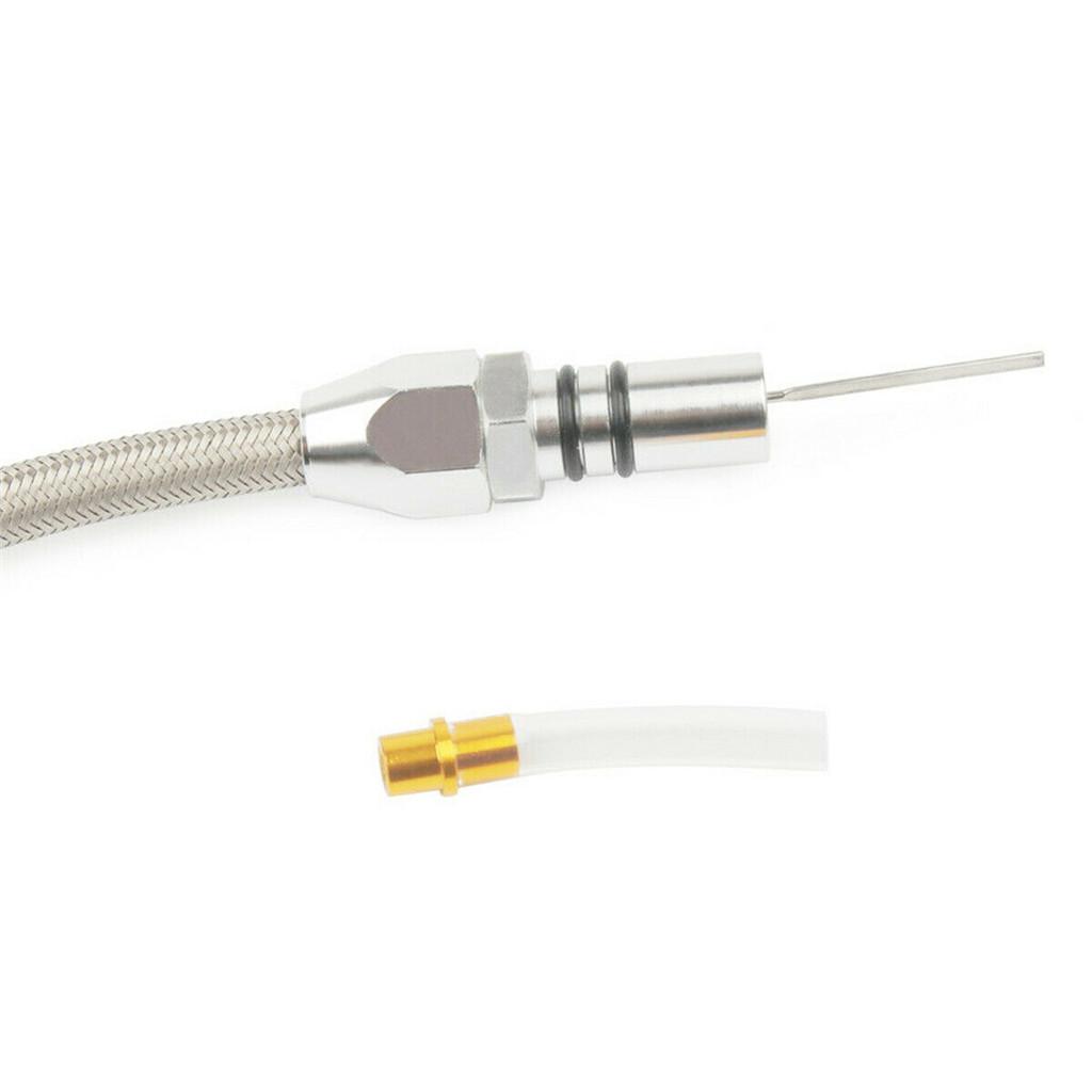Flexible Transmission Dipstick for Chevy GM TH350 w/ Clear Tube Silver