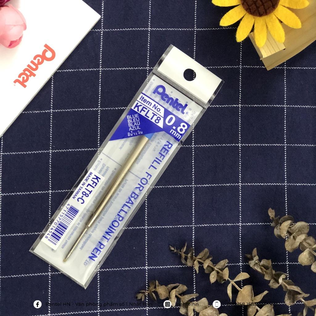 Ruột Bút Ký Nhật Bản Pentel B811 - KFLT8 | Ngòi 0.8mm | 2 Màu Mực