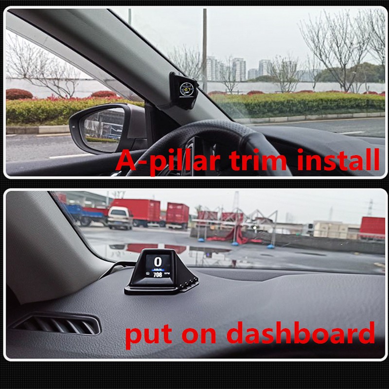 Thiết bị OBD2 +GPS hiển thị tốc độ xe hơi báo km xóa mã lỗi kiểm soát cảnh báo tổng thể ô tô loại tốt hàng cao cấp