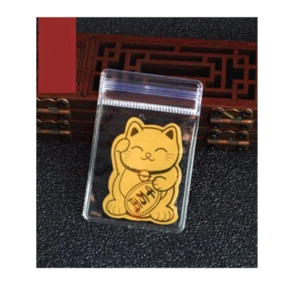 Miếng dán phong thủy mèo thần tài