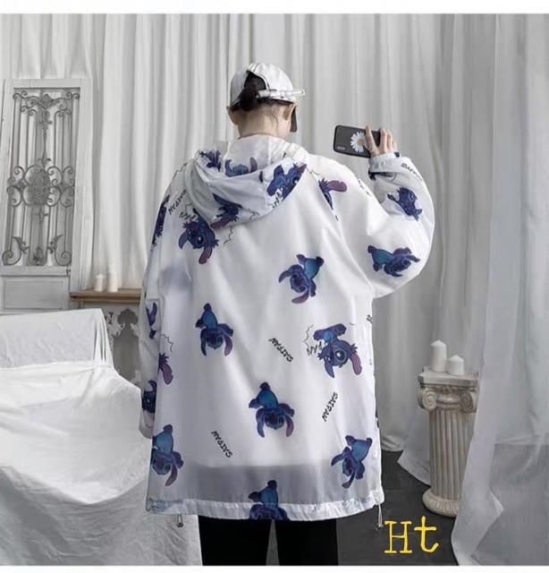 Áo gió Stich Chất liệu gió lì H2B868
