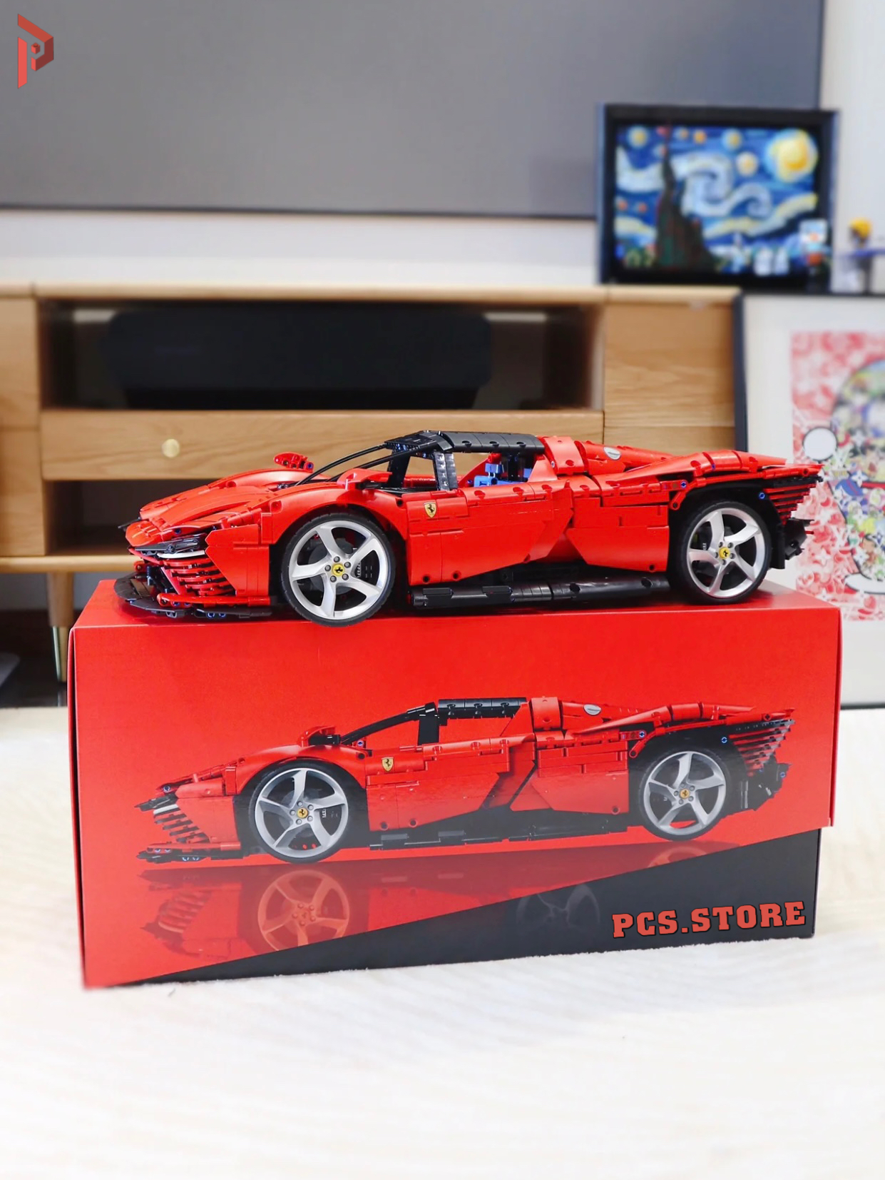 Đồ Chơi Lắp Ráp Mô Hình Siêu Xe Ferrari Daytona SP3 - PCS STORE