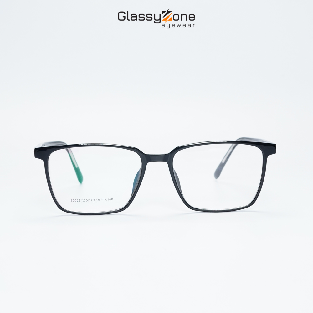 Gọng kính cận, Mắt kính giả cận nhựa dẻo Form Vuông Unisex Nam Nữ Bepo - GlassyZone