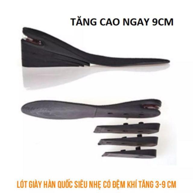 Lót giày tăng chiều cao có đệm khí cả bàn + TẶNG QUÀ JL-1164