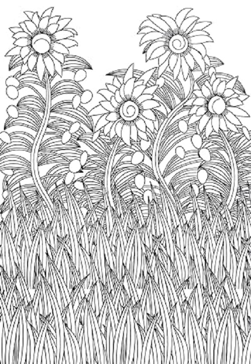 Doodles - Mini Adult Colouring Pad