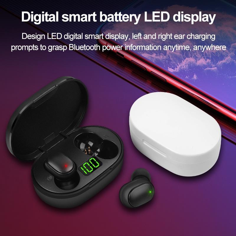 Tai Nghe Không Dây Bluetooth E6S TWS Chống Ồn Phong Cách Thể Thao Cho Xiaomi Redmi