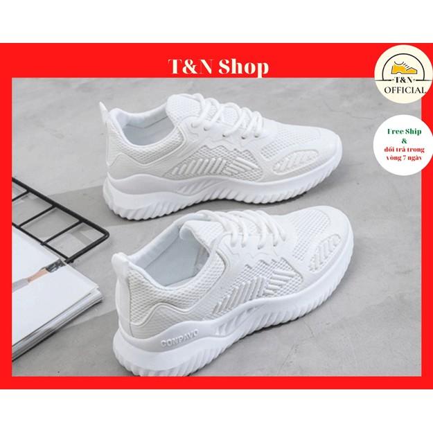 GIÀY THỂ THAO NỮ GIÀY SNEAKERS DÁNG ÔM GON BÀN CHÂN THỜI TRANG NỮ T&N OFFICIAL CON-160