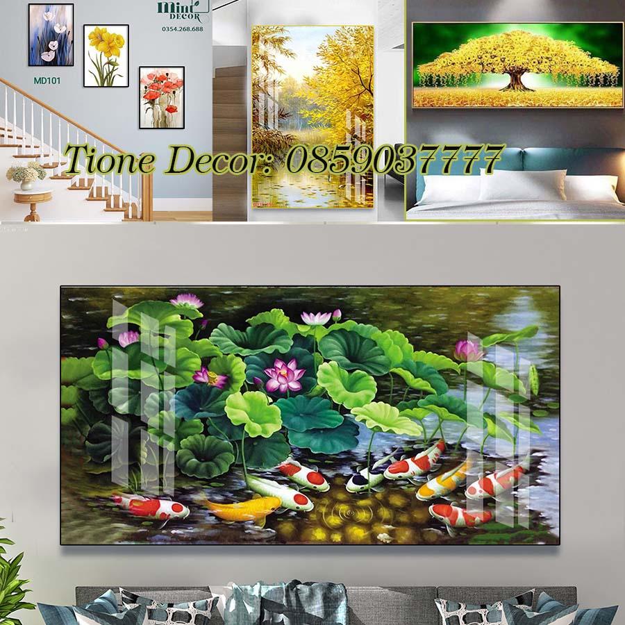 Tranh Treo Tường TRÁNG GƯƠNG, In UV 3D Cao Cấp,40x60,50x70