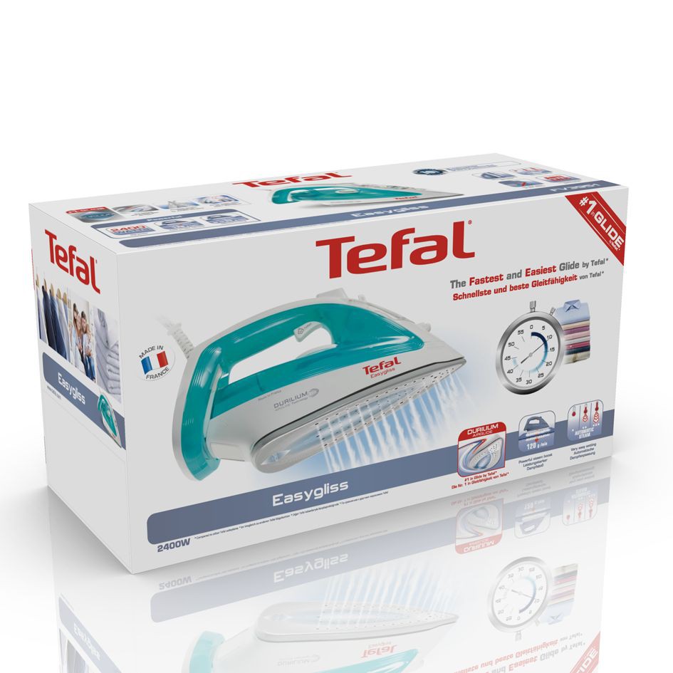 Bàn là hơi nước Tefal FV3951 2400W - Hàng chính hãng