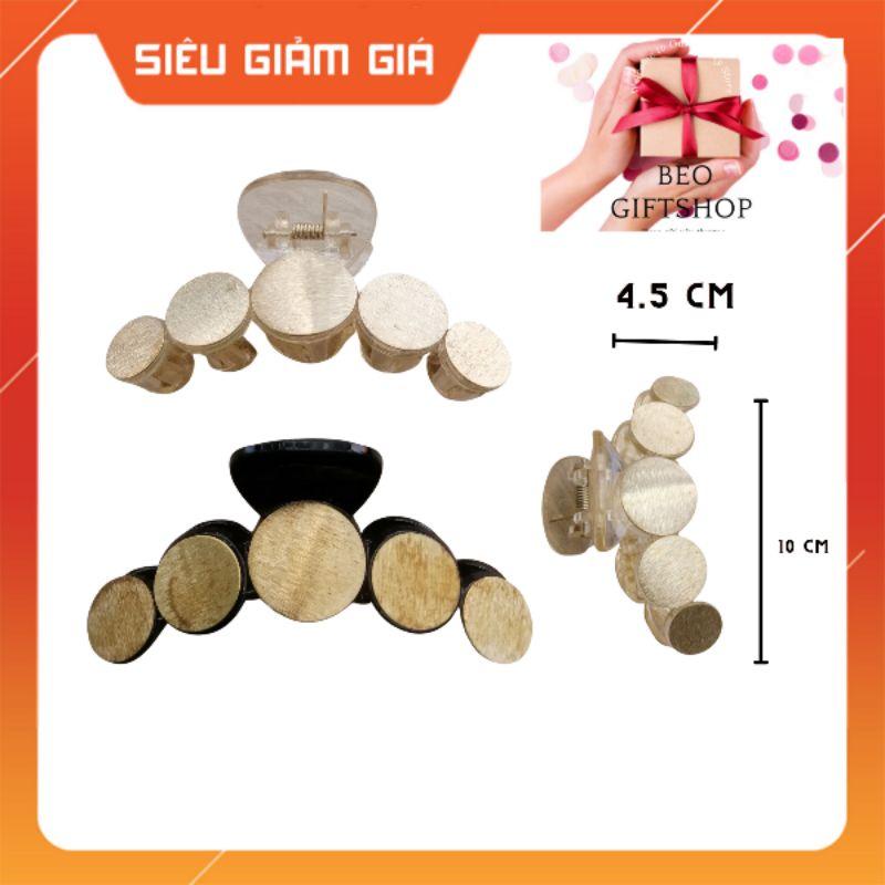 KẸP TÓC GẮN MIẾNG TRÒN MÀU VÀNG