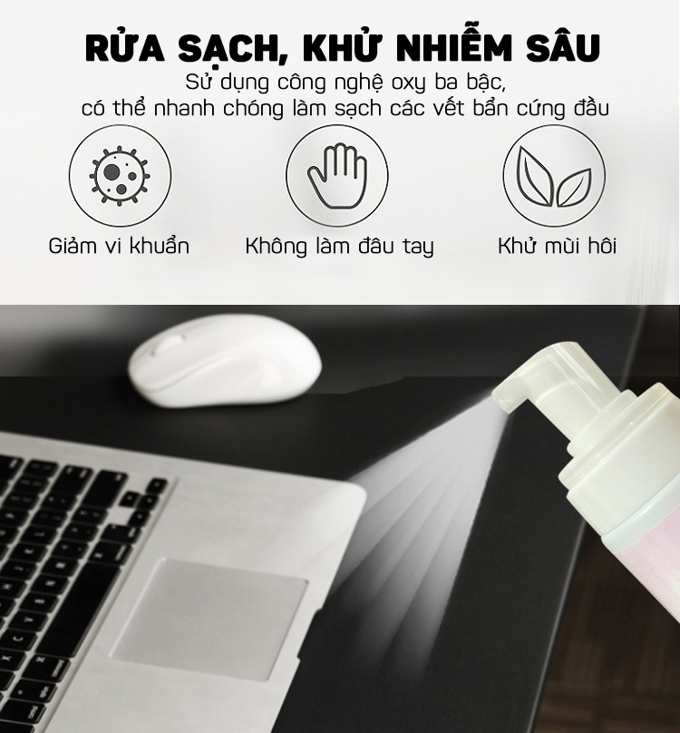 Dung Dịch Tẩy Sạch Vết Bẩn Cho Lót Chuột Máy Tính 200ML