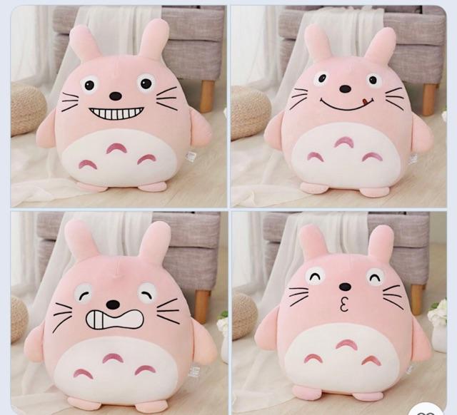 Bộ chăn gối văn phòng đa năng hình thú tròn totoro