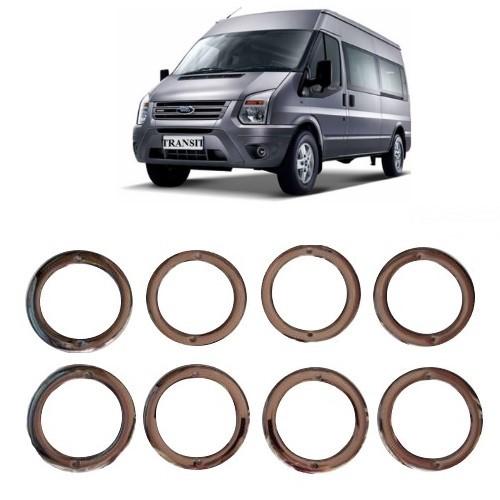BỘ ỐP TRANG TRÍ LỌC MÁY LẠNH MẠ CROM DÀNH CHO XE FORD TRANSIT 2014-2018