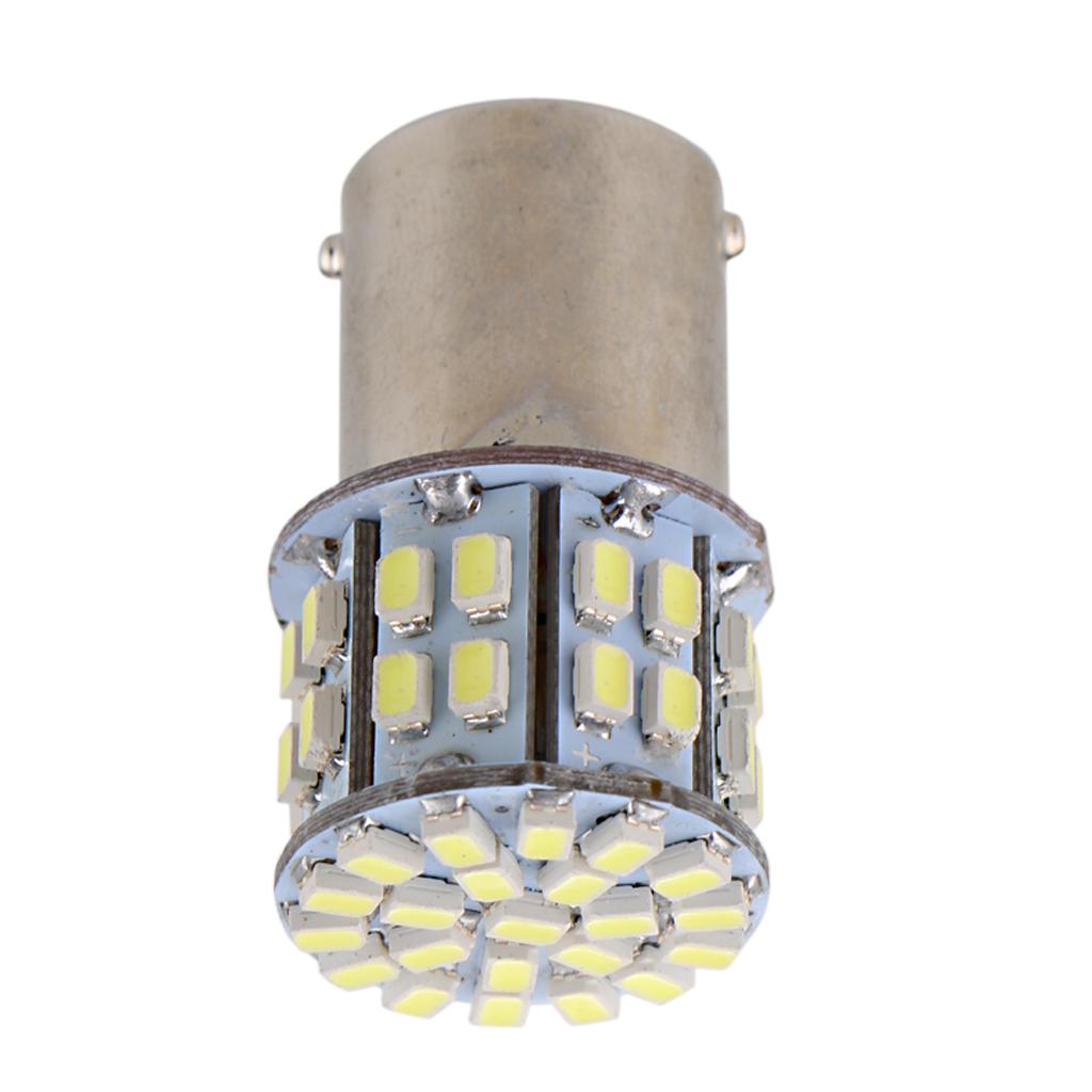 20 Pieces White 1156 Super Bright 50 SMD LED Turn Signal Light Bulb for Car