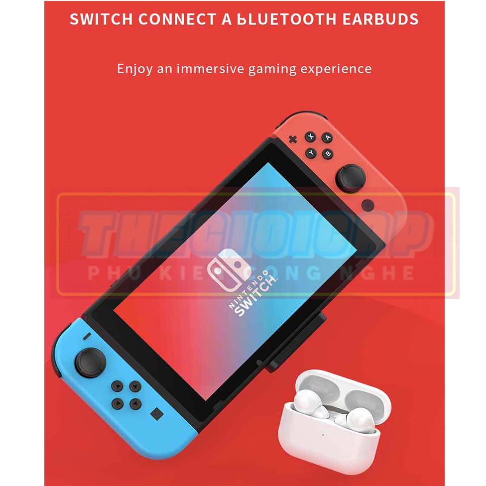 Thiết Bị Phát Tín Hiệu Bluetooth Không Dây Đầu Type-C USB Cho Nintendo Switch &amp; Lite, PS4, PC, Điện Thoại S2 - Hàng Nhập Khẩu