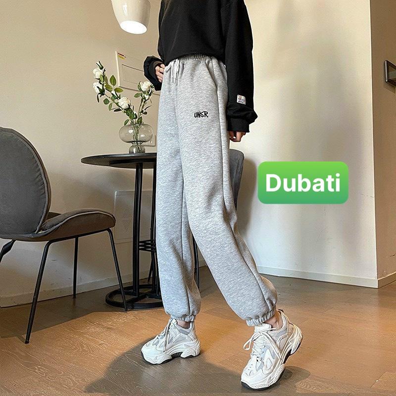 QUẦN JOGGER NAM NỮ UNISEX CHẤT NỈ DÀY DA CÁ ỐNG SUÔNG RỘNG USRA PHONG CÁCH XỊN SÒ -DUBATI FASHION