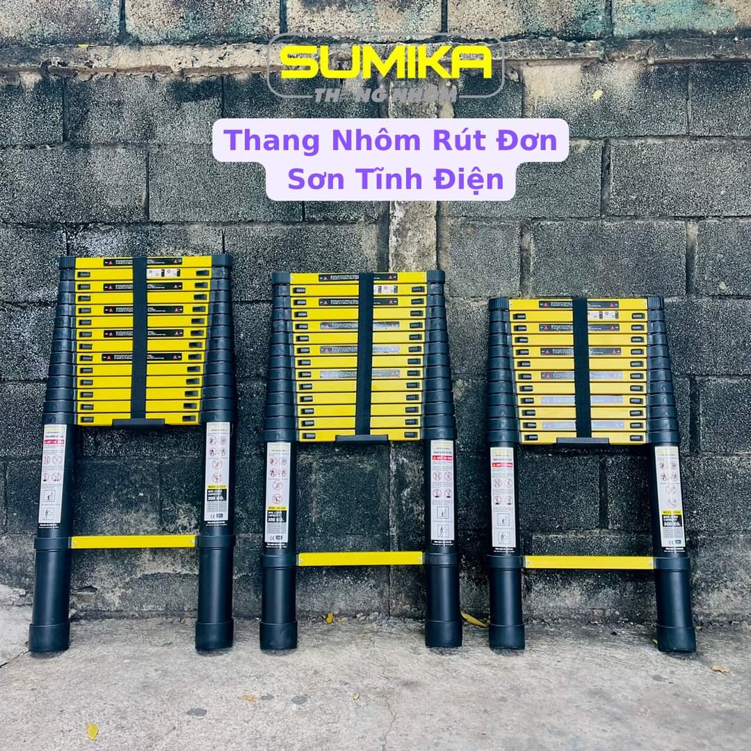 Thang rút đơn 5m1 sơn tĩnh điện Sumika cao cấp