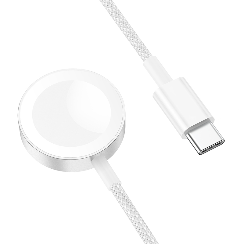 Dock sạc nhanh khung nhôm Hoco CW46 dành cho Apple watch cổng type C_ Hàng chính hãng