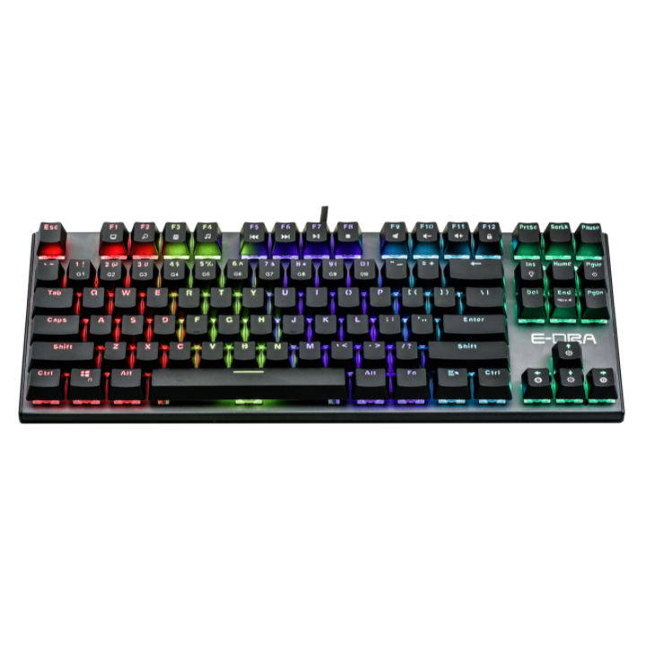 Bàn Phím Cơ Gaming EDRA EK3087v2 New 2021 - LED Rainbow - Hàng Chính Hãng