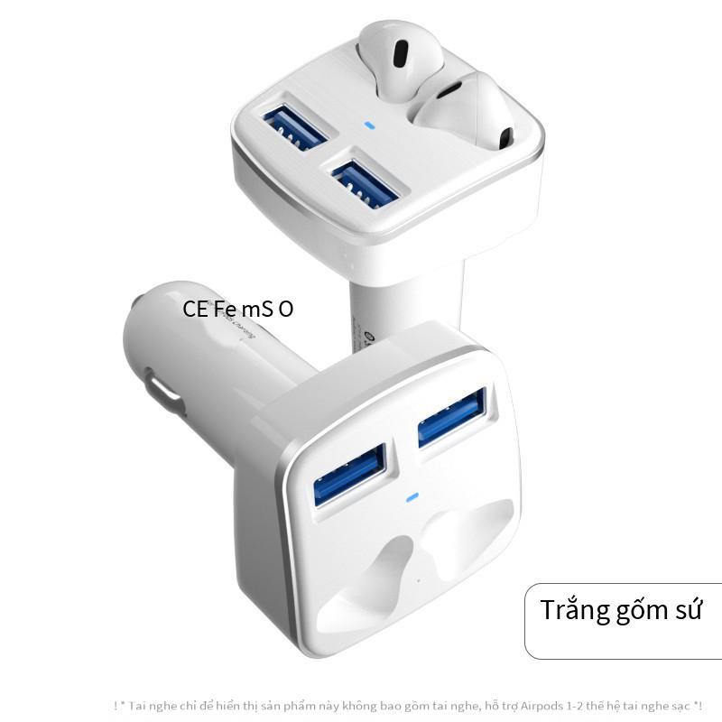 Bộ sạc tai nghe Bluetooth trên ô tô được ưu đãi nhất phù hợp với bộ sạc tai nghe Apple thế hệ 2 Bộ sạc trên ô tô USB type-c trên ô tô