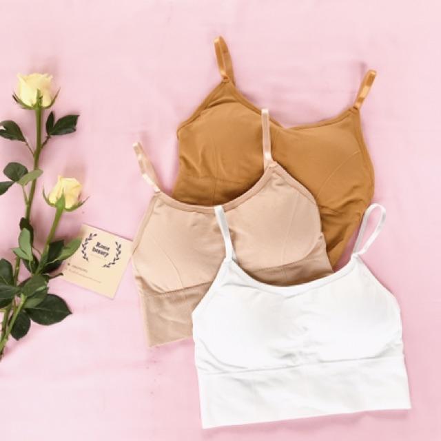 Áo bra tập gym, áo ngực cotton có mút ngực mềm mại A/C069