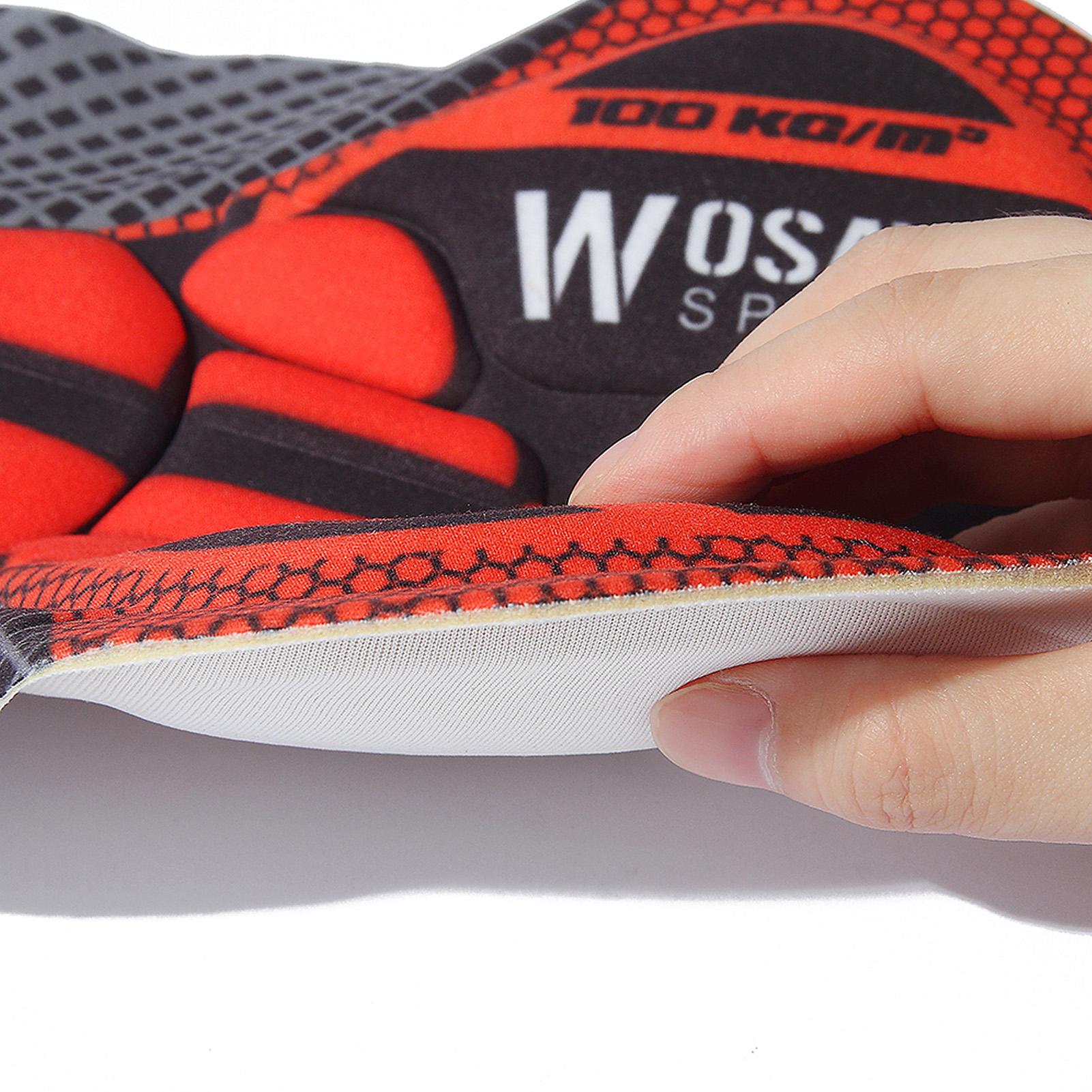 Wosawe Cycling Shorts 5D Gel Pad Cushion Breathable Road MTB Bike Bicycle Riding Cycling Underwear Pants Cushion