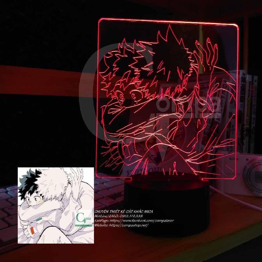 Đèn Ngủ My Hero Academia Izuku Midoriya x Bakugo Katsuki Type 02 AMHA9903 16 MÀU TÙY CHỈNH