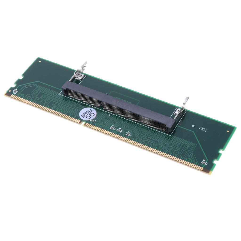 DDR3 Laptop SO-DIMM to Desktop DIMM Memory RAM Connector Desktop Adapter