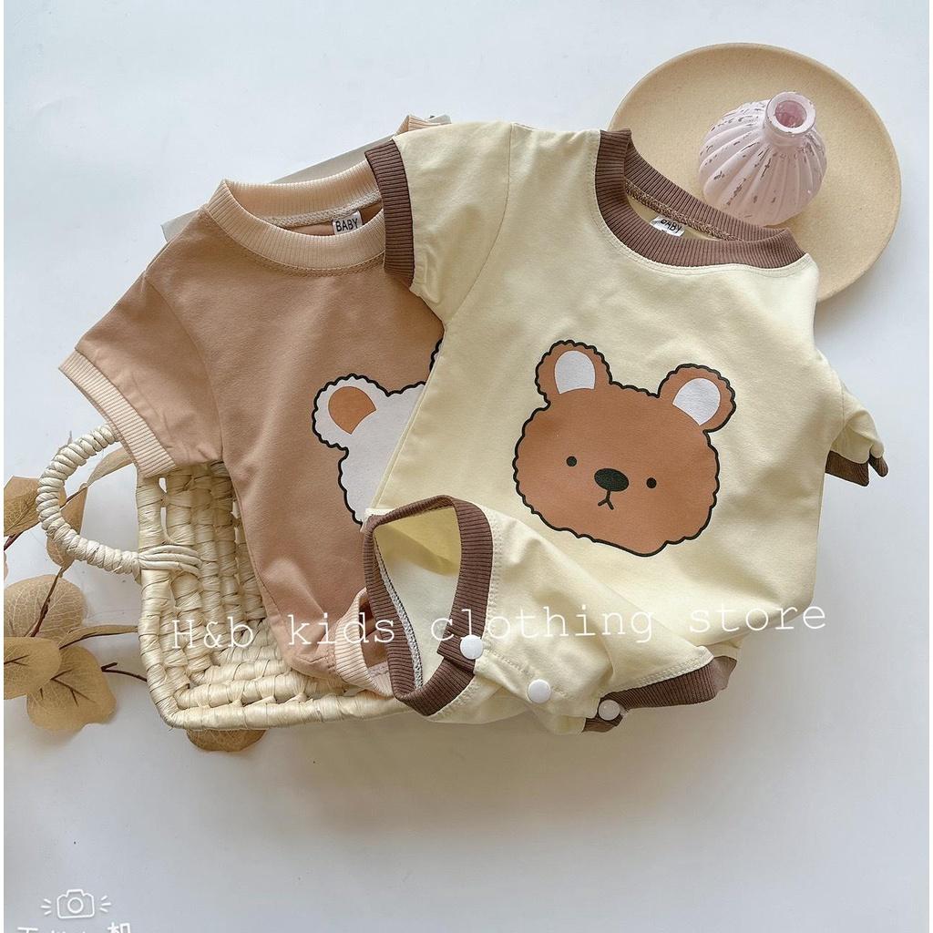 Quần áo trẻ em Set Body chip bodysuit áo liền quần bộ đồ liền thân cho bé trai bé gái 