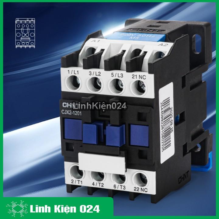 Khởi động từ contactor CJX2 380v thường đóng NC vỏ chống cháy, công suất lớn