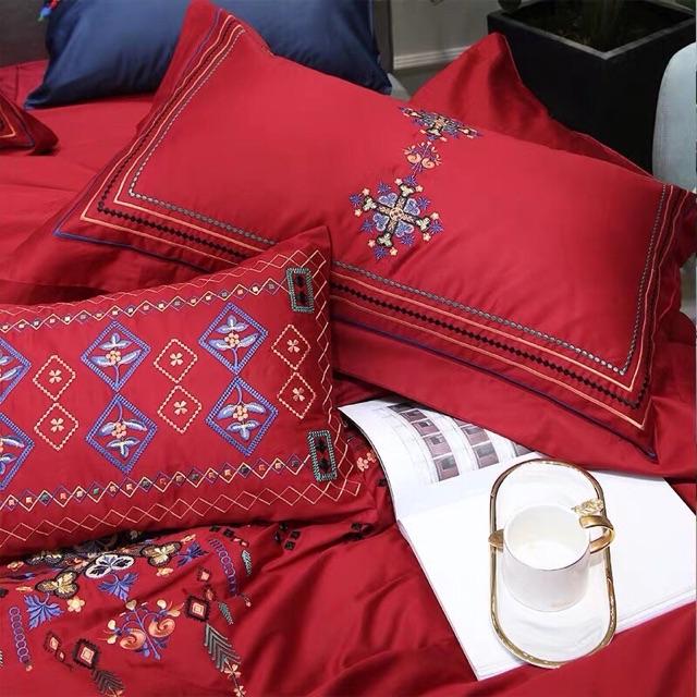Set Lụa Cưới 6 Món Cao Cấp Hàng Nhập Khẩu Nguyên Set Dành Cho Mùa Cưới 2020