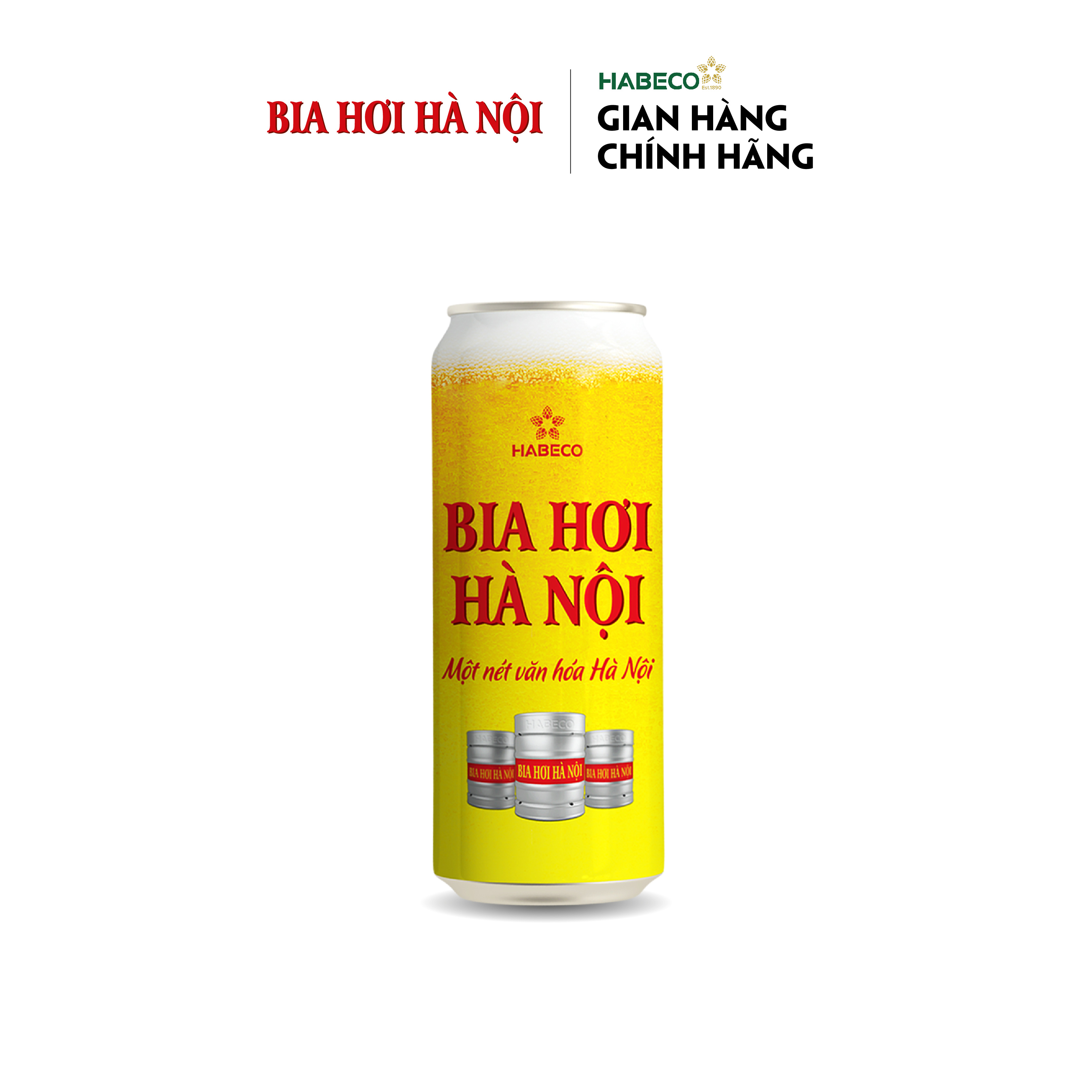 Combo 2 Thùng Bia Hơi Hà Nội - Thùng 24 lon 500ml - Phiên bản Tết