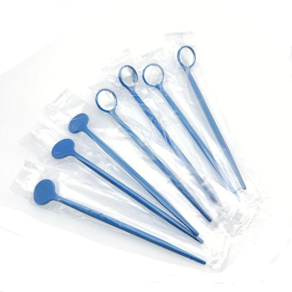 200PCS Anti-fog Disposable Mouth Exam Mirrors Plastic Instruments