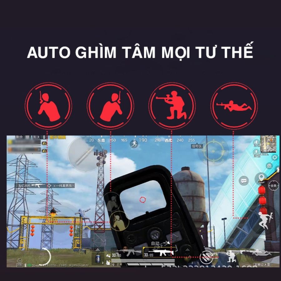 Bộ chuyển đổi chơi game Meiying M2S - Thiết bị hỗ trợ phím chuột điện thoại kết nối cực mượt, ghìm tâm Ai PUBG Mobile - Hàng nhập khẩu