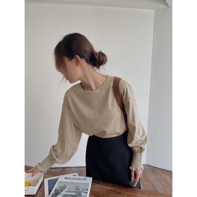 Áo sơ mi tay chun Hàn Quốc