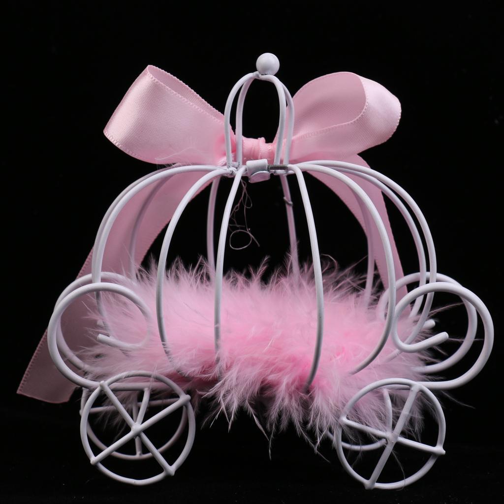 2x Romantic Carriage Candy Gift Boxes Baby Shower Wedding Party Favor Decor