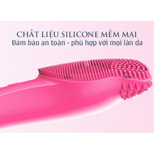 Máy Rửa Mặt Và Massage Nâng Cơ Nikio NK-120 - Tay Cầm Dài Dễ Rửa Sạch Bụi Bẩn Hơn - Sóng Siêu Âm Giúp Làm Sạch Sâu Da, Mát Xa Thư Giãn, Trẻ Hóa Làn Da, Chống Nước IPX7, Siêu Nhỏ Gọn - Phù Hợp Mọi Loại Da