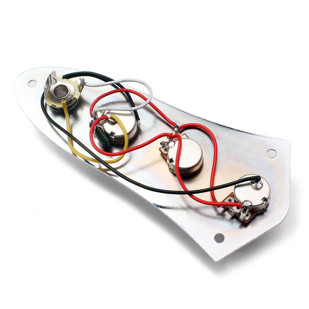 Prewired Nạp Điều Khiển Đĩa Công Tắc Cho Jazz Bass JB Phong Cách Thay Thế