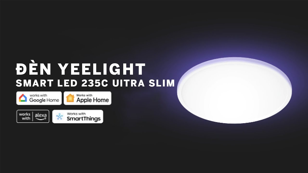 Hình ảnh Đèn ốp trần thông minh Yeelight Smart LED 235C/300C/400C, Siêu mỏng, hắt RGB, tương thích HomeKit, hàng chính hãng