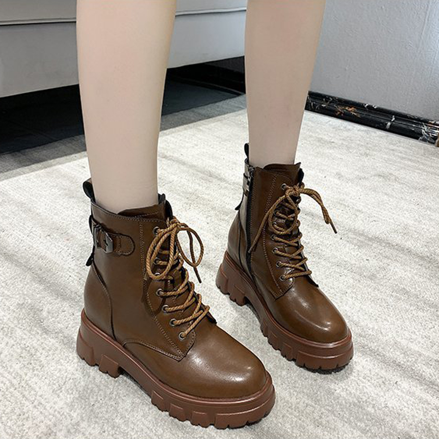 Giày Boot Đế Cao Cool Ngầu 8cm PBOD479