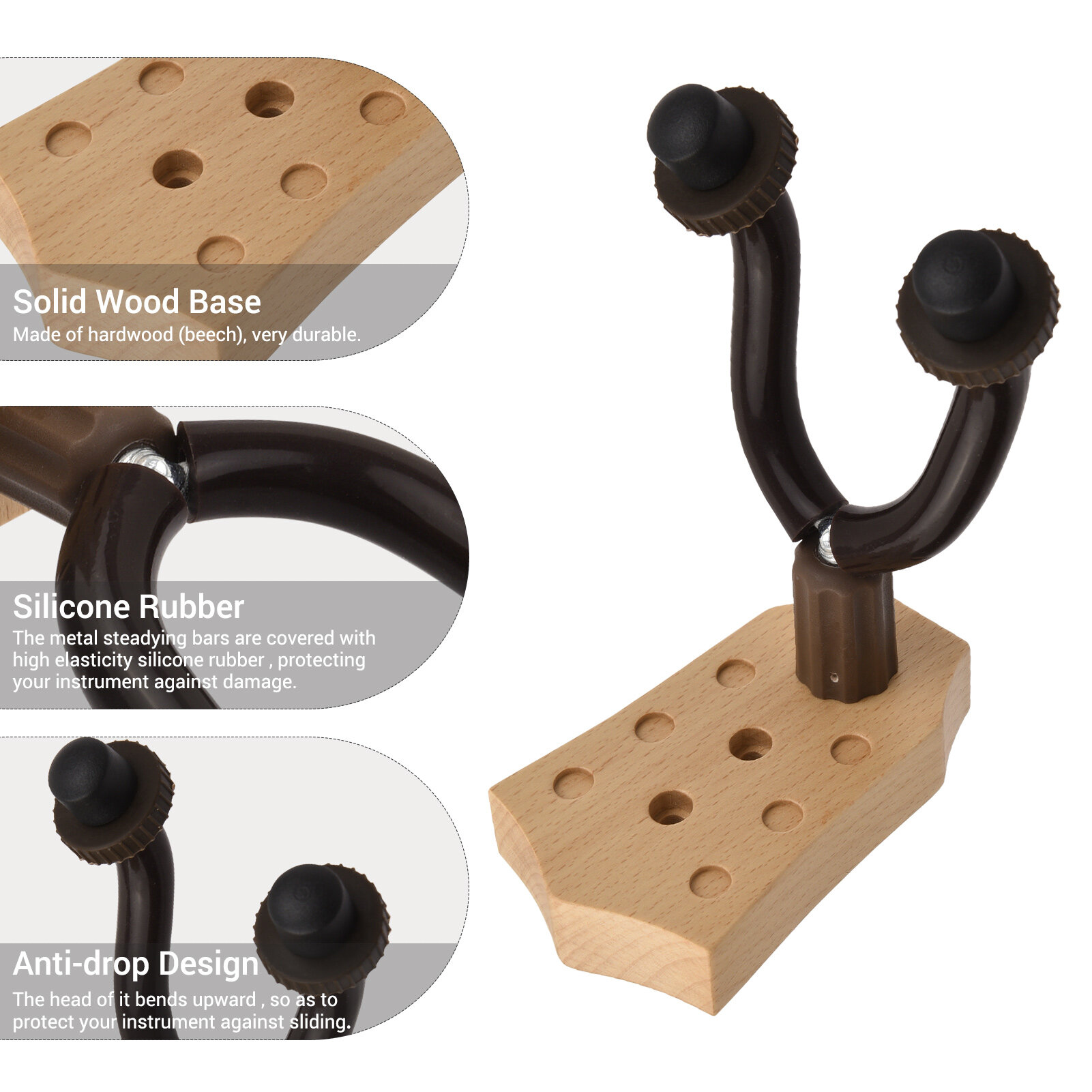 Móc Treo Tường Đàn Guitar, hook holder suitable for Acoustic Electric Guitar