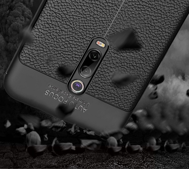 Ốp lưng cho Xiaomi Redmi K20 Pro silicon giả da, chống sốc chính hãng Auto Focus