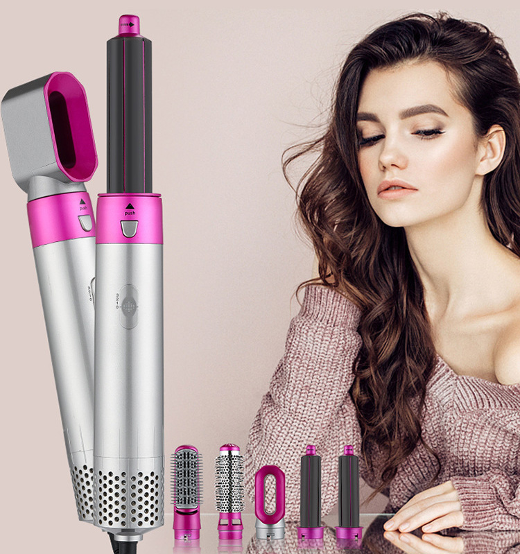 Máy Làm Tóc,Tạo Kiểu Tóc Hàn Quốc Đa Năng 5 In 1 Công Suất 1000W